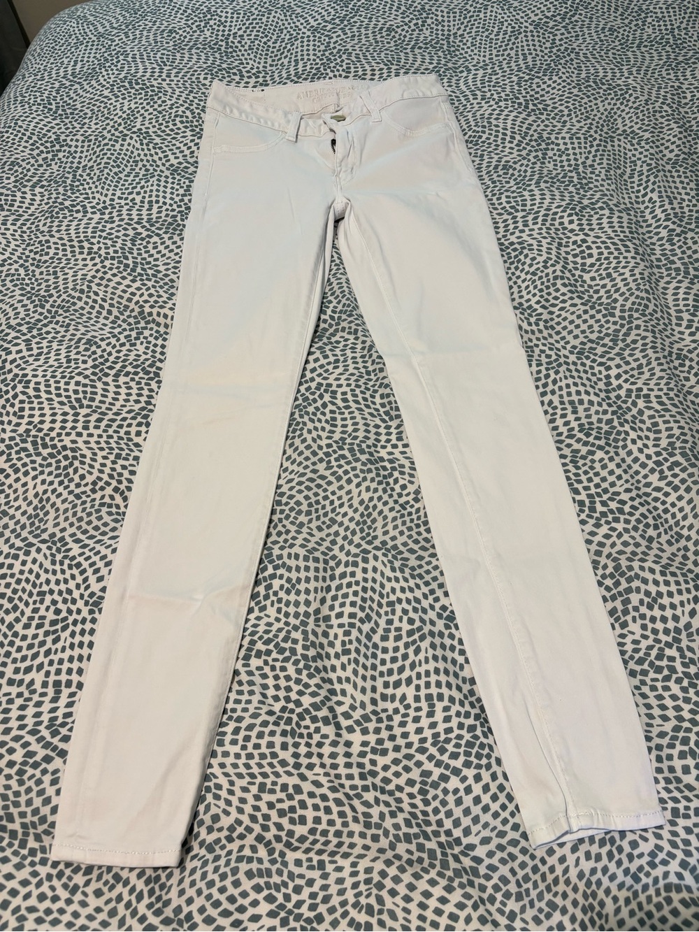 American Eagle Outfitters White Jeggings - Clean Stretch Fit